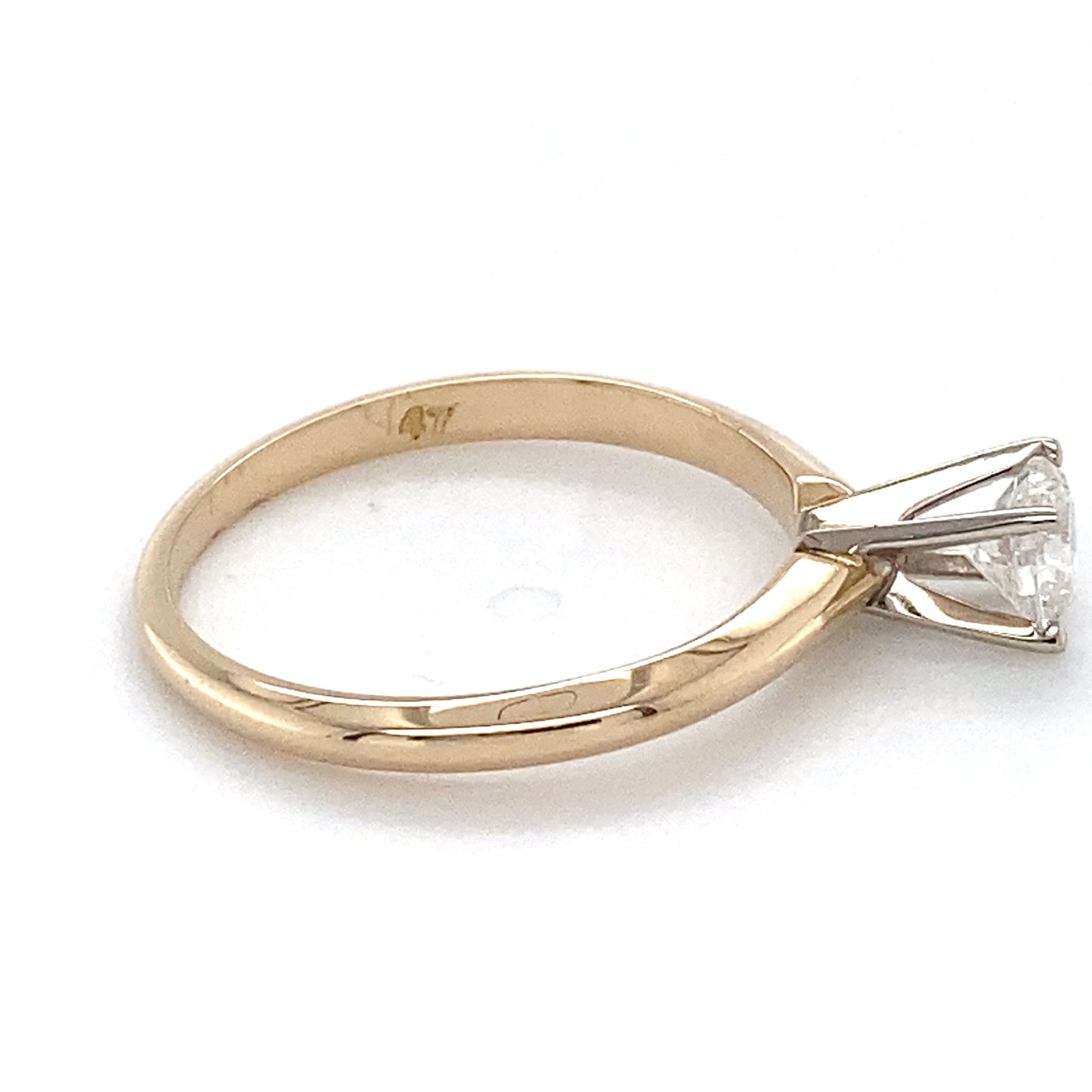 14K Yellow Gold Diamond Ring; 0.47CTW; Size 6.5; 2.1g