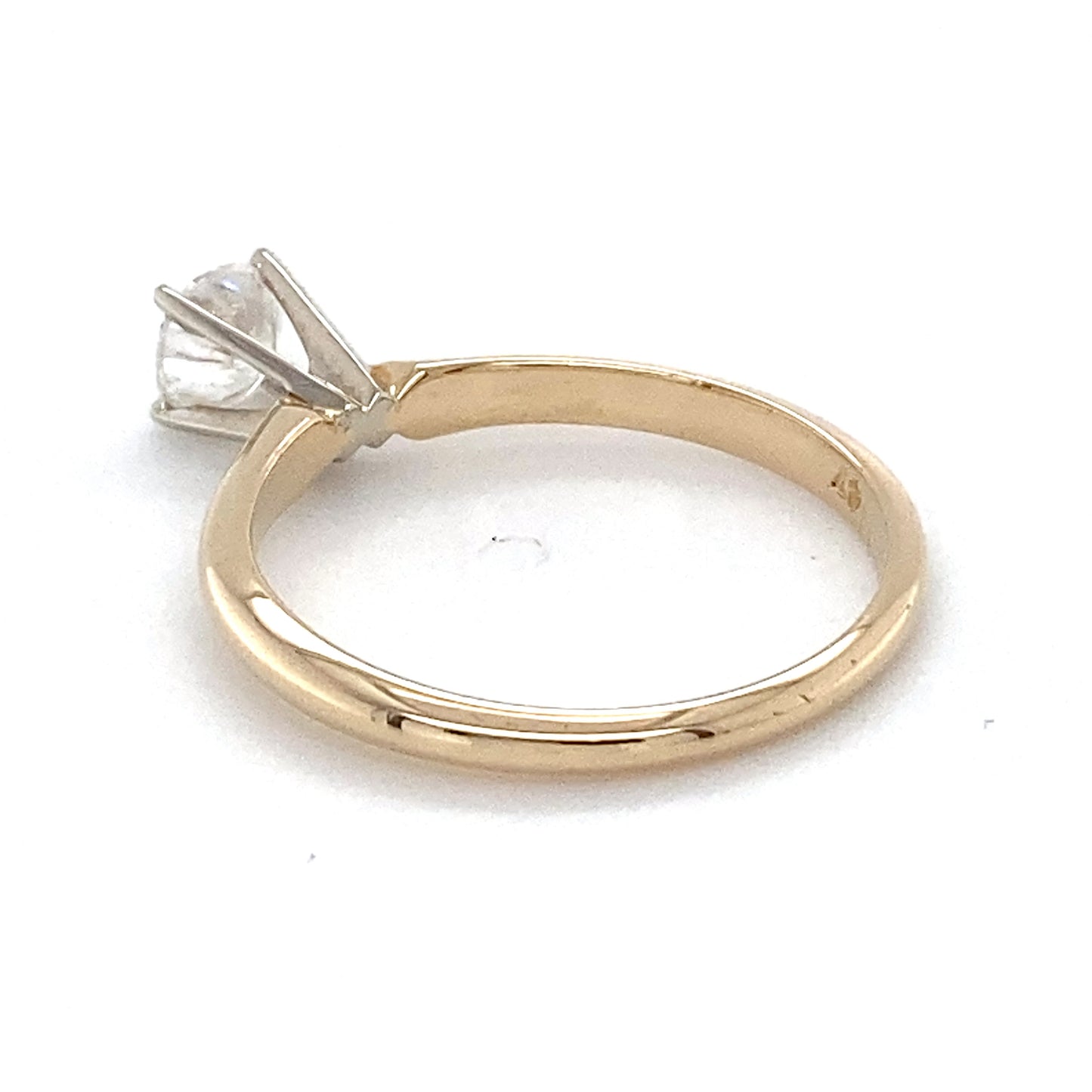 14K Yellow Gold Diamond Ring; 0.47CTW; Size 6.5; 2.1g