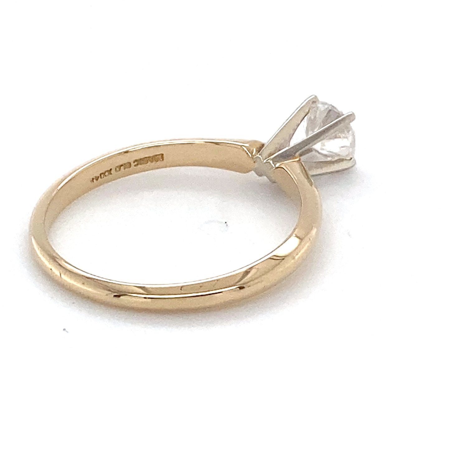 14K Yellow Gold Diamond Ring; 0.47CTW; Size 6.5; 2.1g