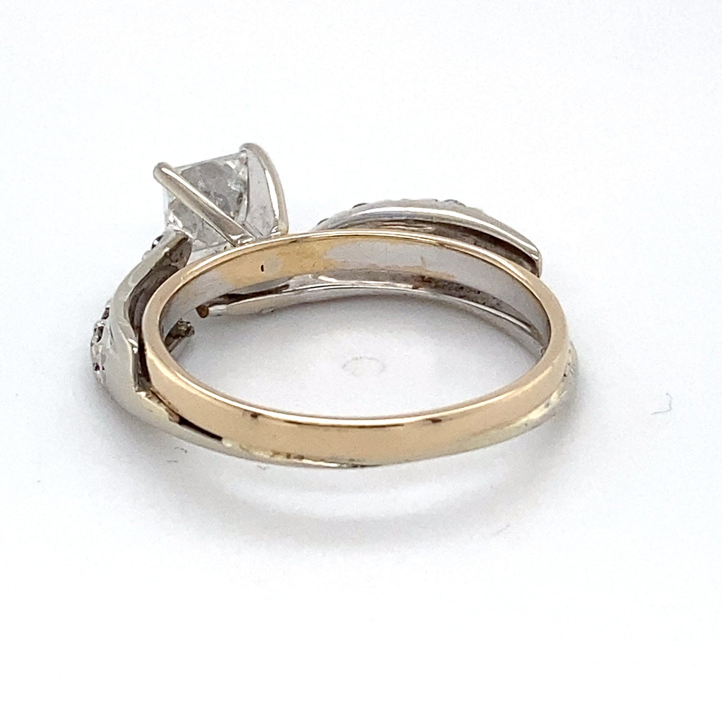 14K White Gold Diamond Ring; 1.05CTW; Size 6.5; 4.3g