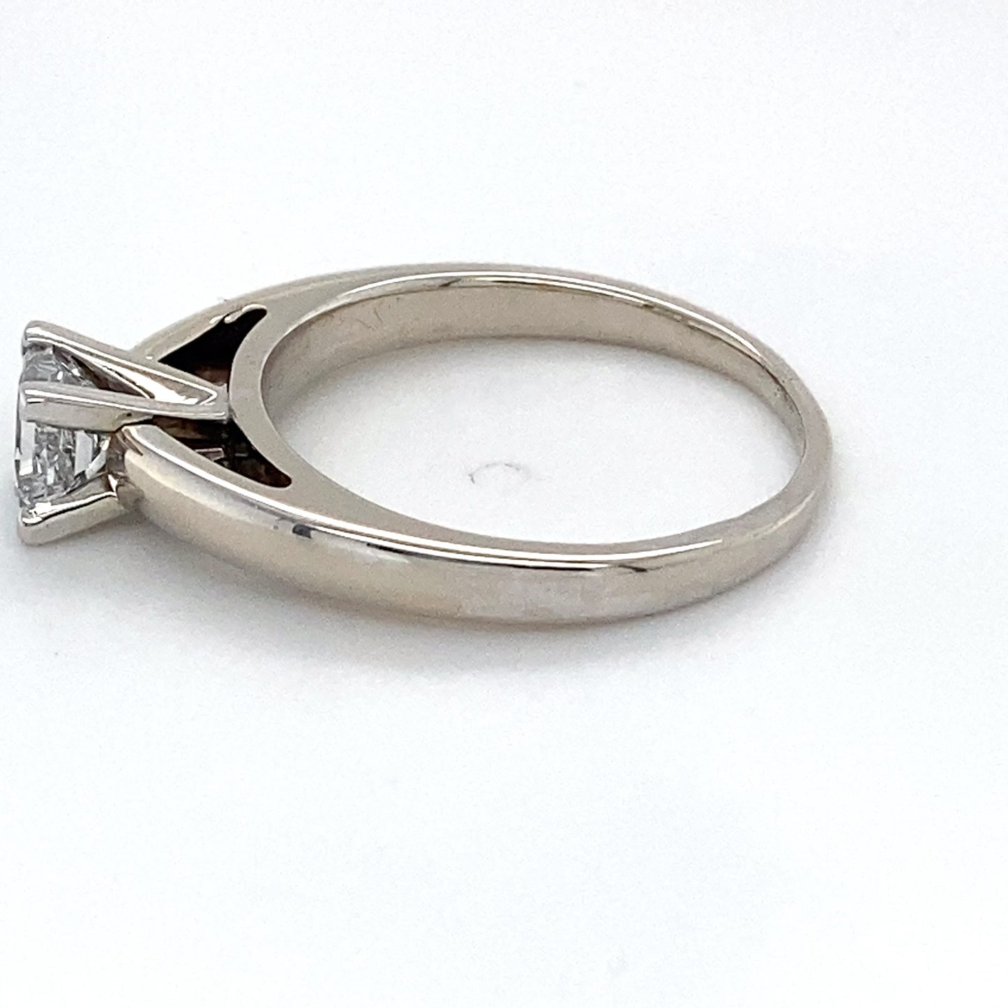 14K White Gold Diamond Solitaire Ring; 0.62CTW; Size 7.25; 4.2g
