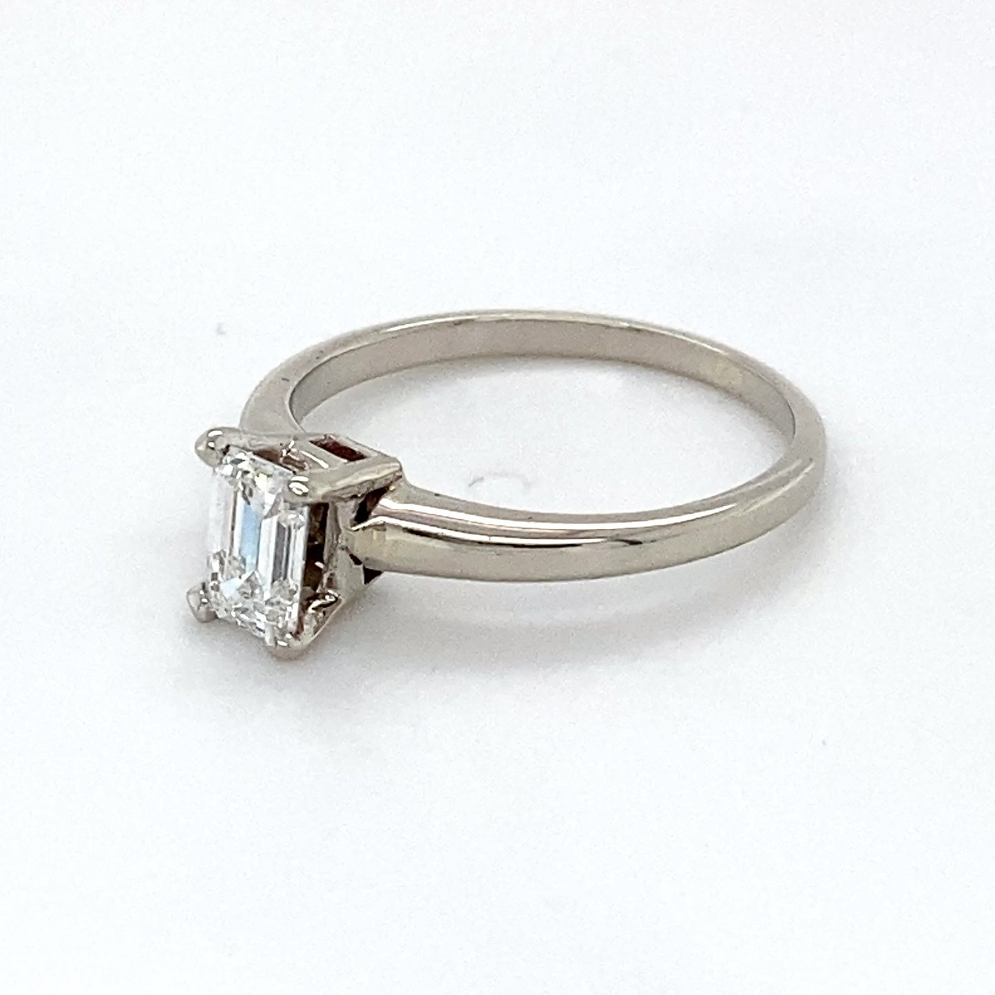 14K White Gold Diamond Ring; 0.55CTW; Size 4.5; 1.7g