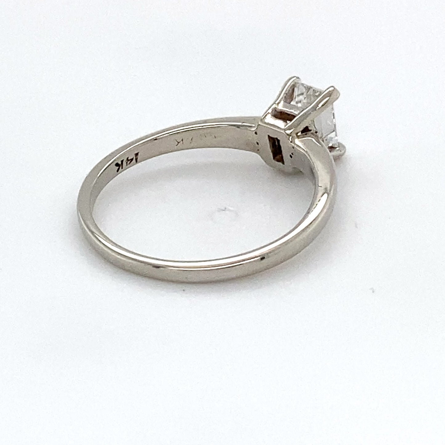 14K White Gold Diamond Ring; 0.55CTW; Size 4.5; 1.7g