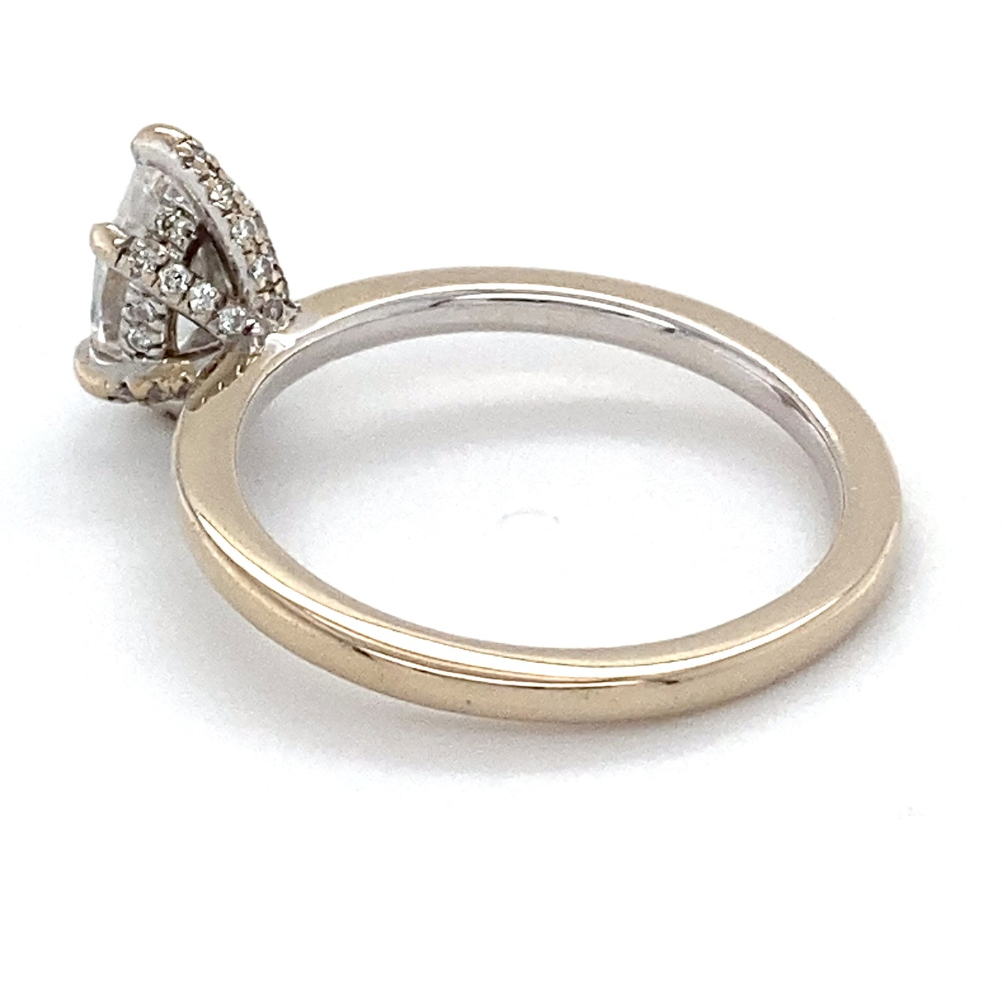 18K White Gold Diamond Engagement Ring; 1.00CTW; Size 7.5; 3.9g