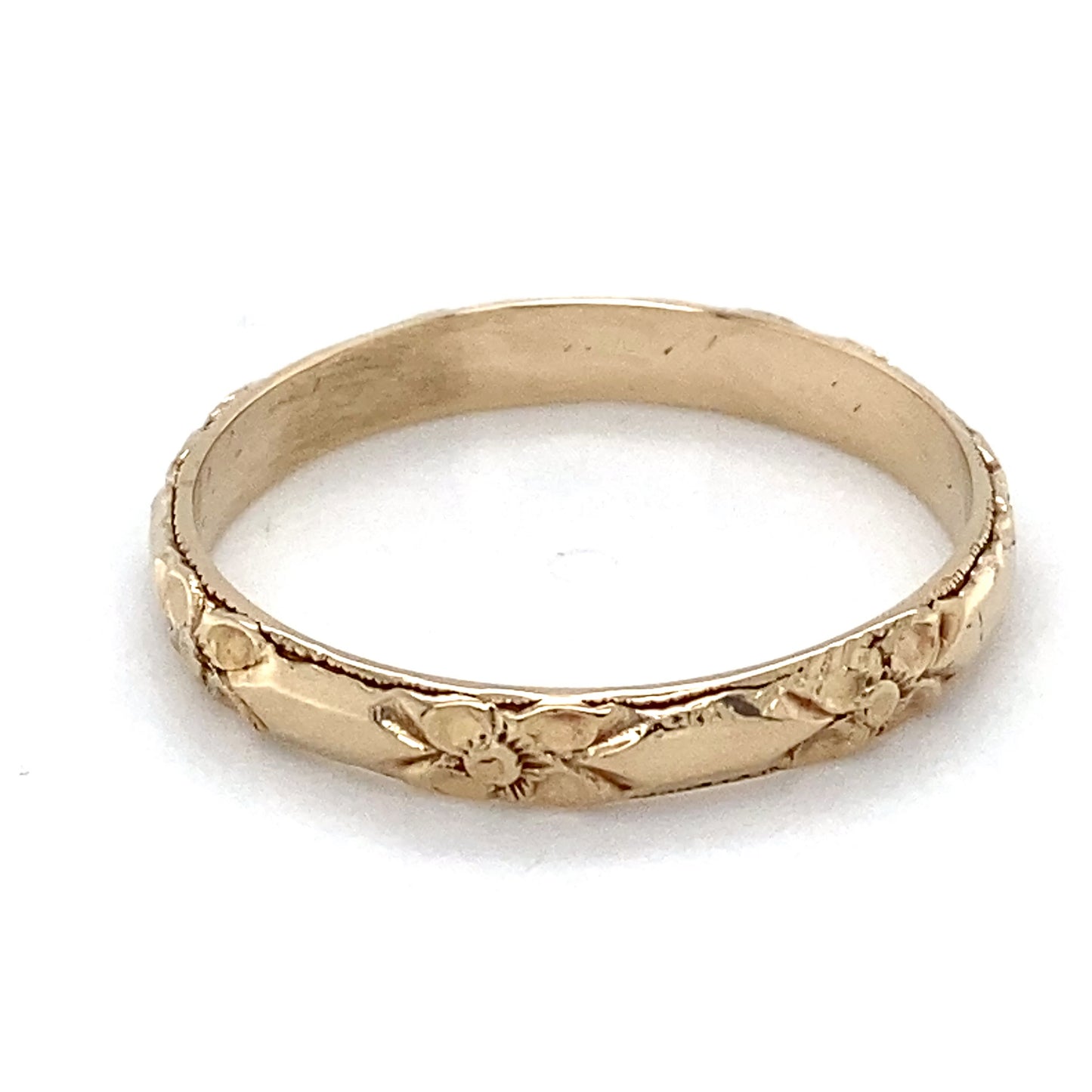 14K Yellow Gold Ring; Size 11.5; 1.9DWT; 3.0g