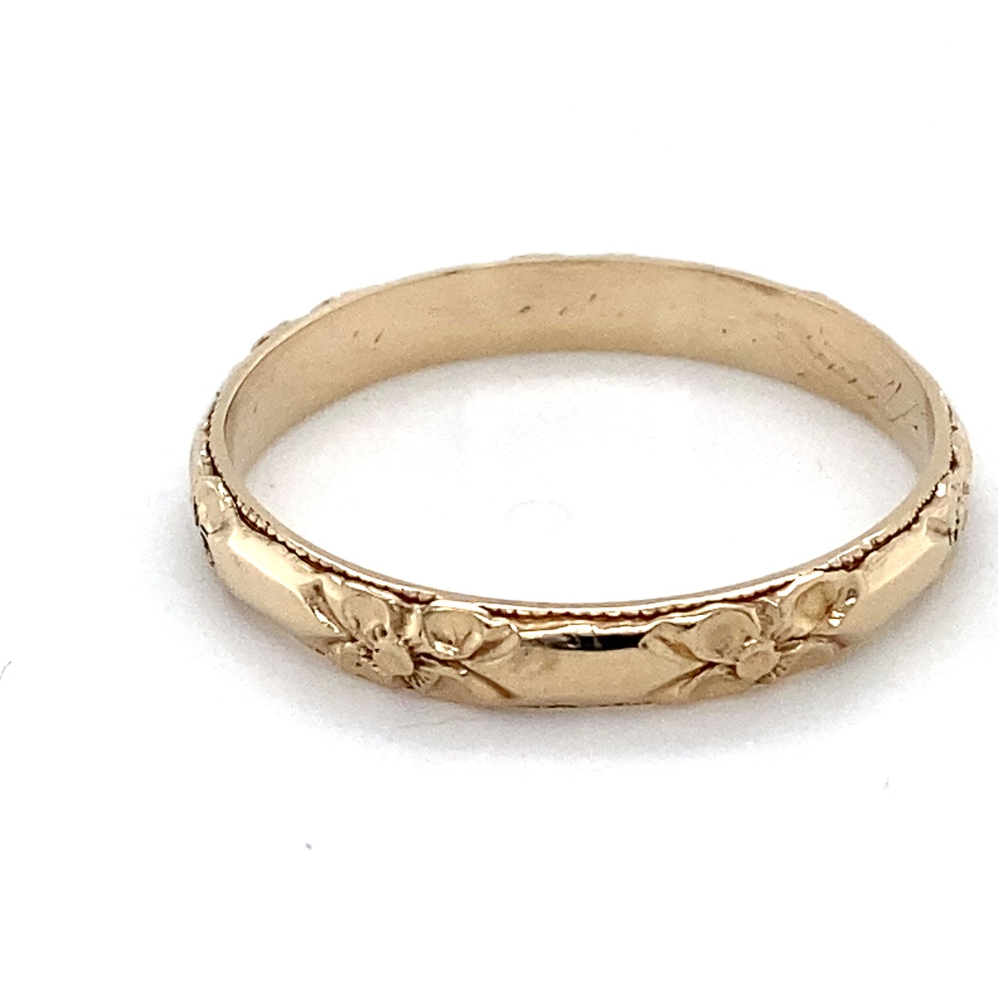 14K Yellow Gold Ring; Size 11.5; 1.9DWT; 3.0g