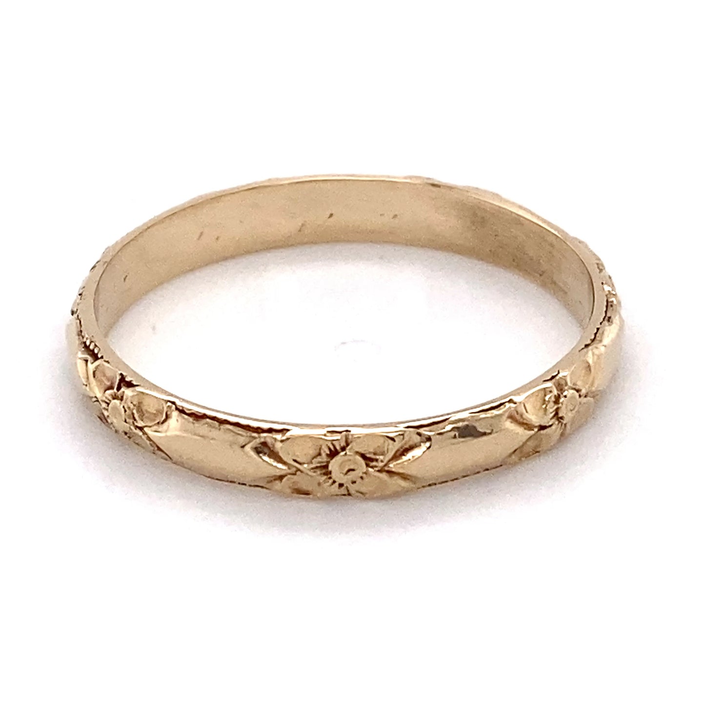 14K Yellow Gold Ring; Size 11.5; 1.9DWT; 3.0g