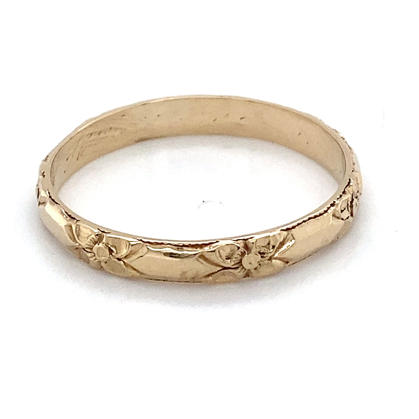 14K Yellow Gold Ring; Size 11.5; 1.9DWT; 3.0g