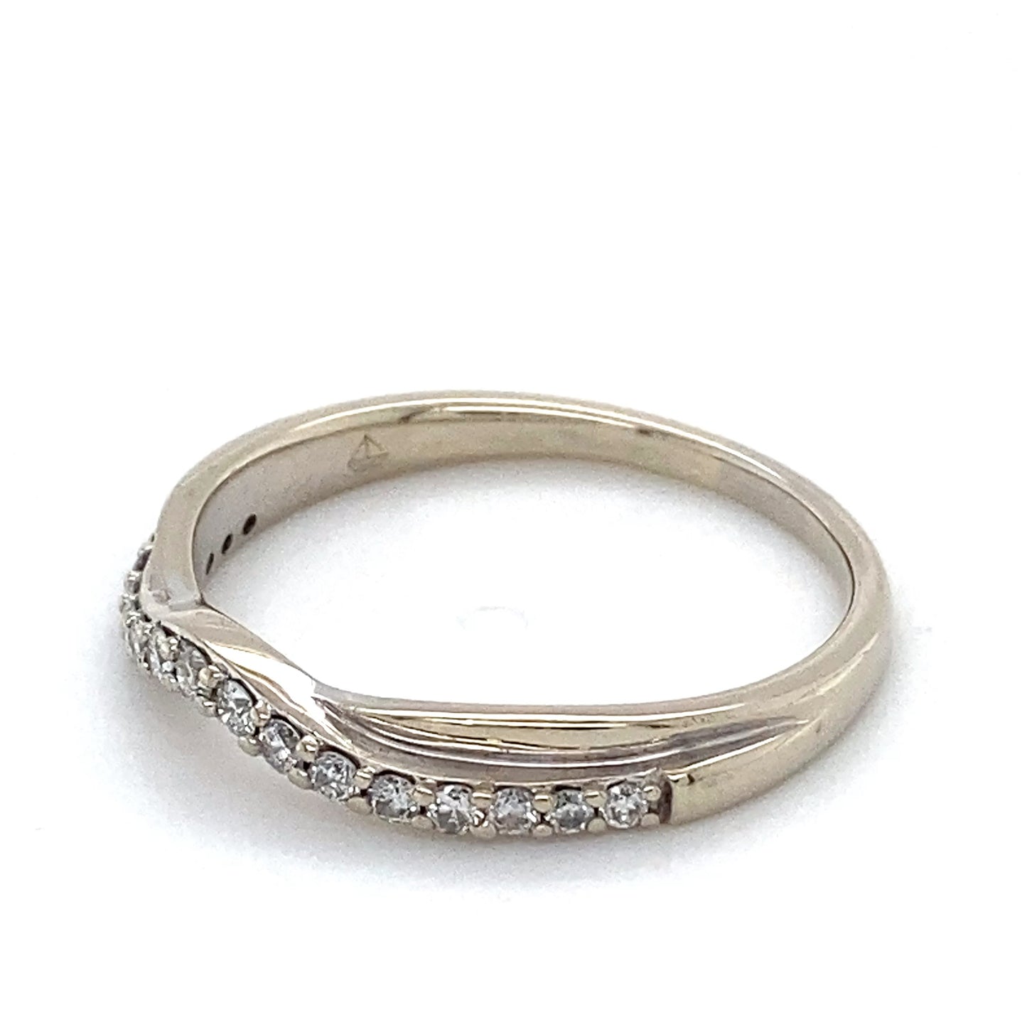 14K White Gold Diamond Ring; 0.51CTW; Size 8.5; 2.5g