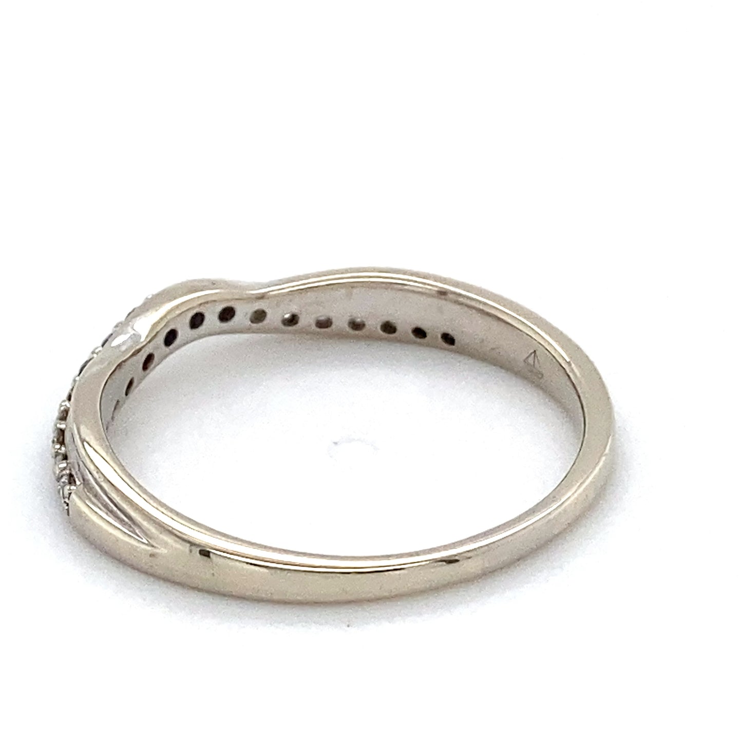 14K White Gold Diamond Ring; 0.51CTW; Size 8.5; 2.5g