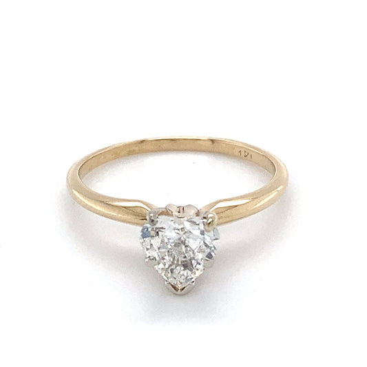 14K Yellow Gold Diamond Ring; 0.55CTW; Size 5; 1.6g
