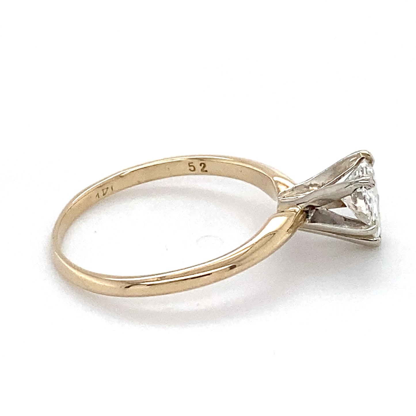 14K Yellow Gold Diamond Ring; 0.55CTW; Size 5; 1.6g