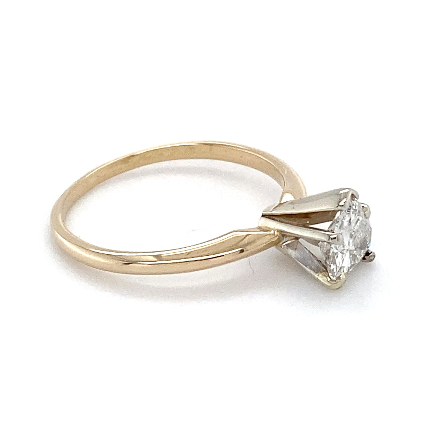 14K Yellow Gold Diamond Ring; 0.55CTW; Size 5; 1.6g