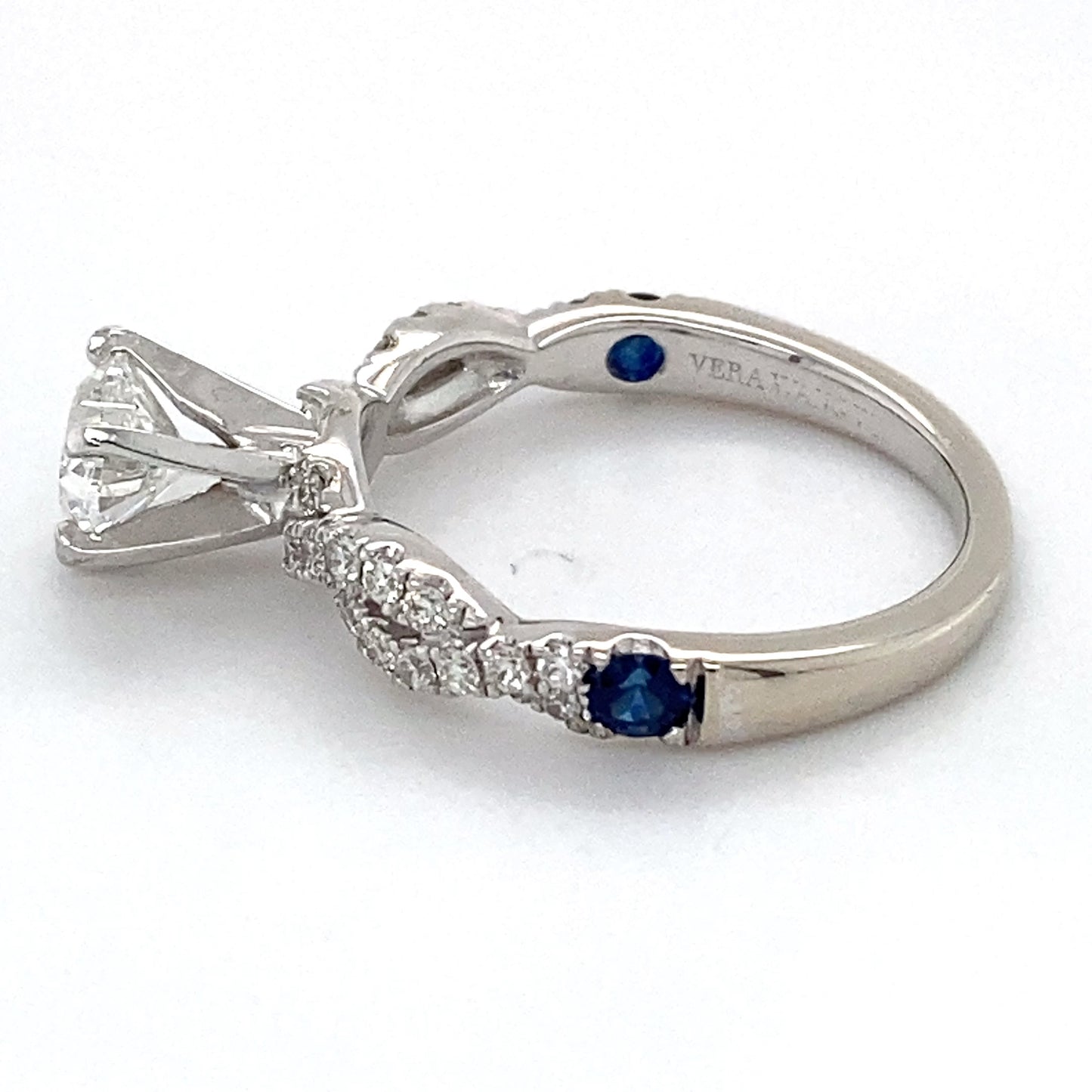 14K White Gold Diamond Ring; 0.80CTW; Size 6; 3.8g