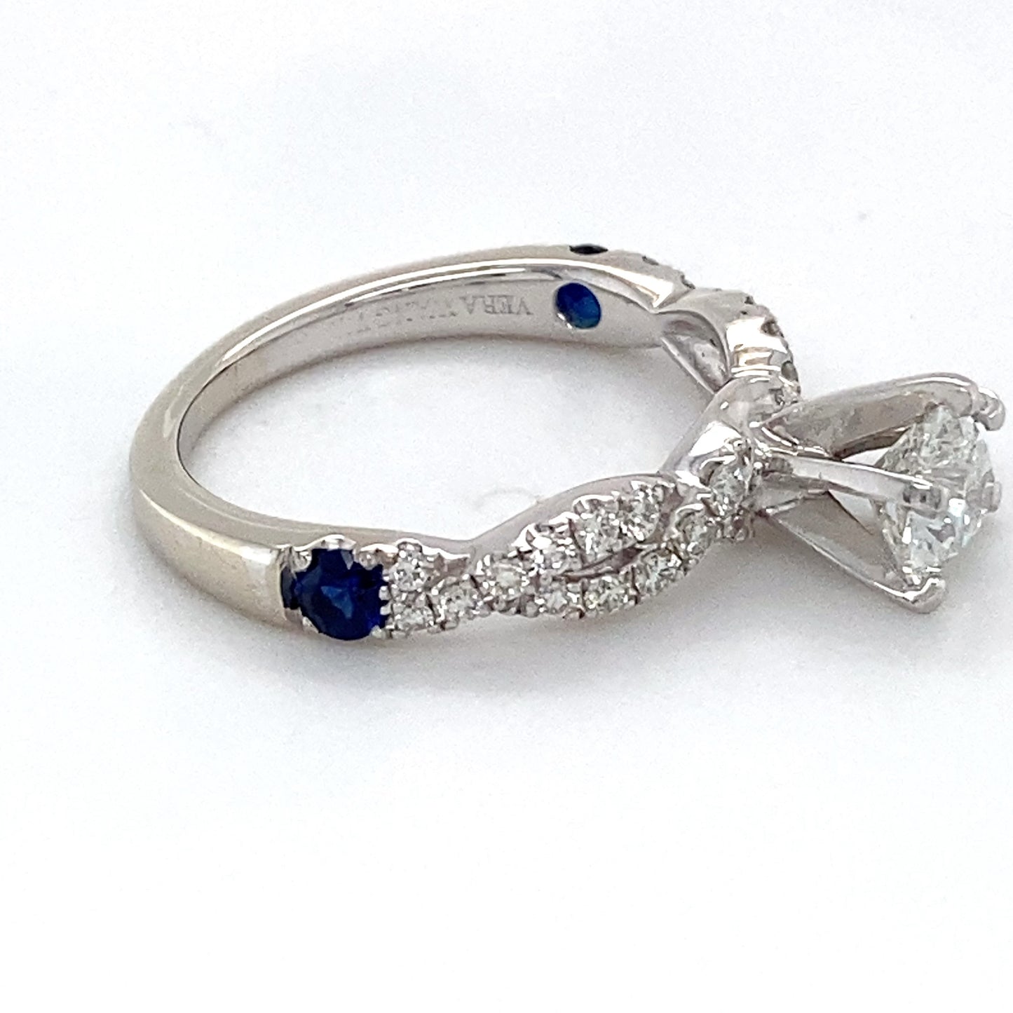 14K White Gold Diamond Ring; 0.80CTW; Size 6; 3.8g