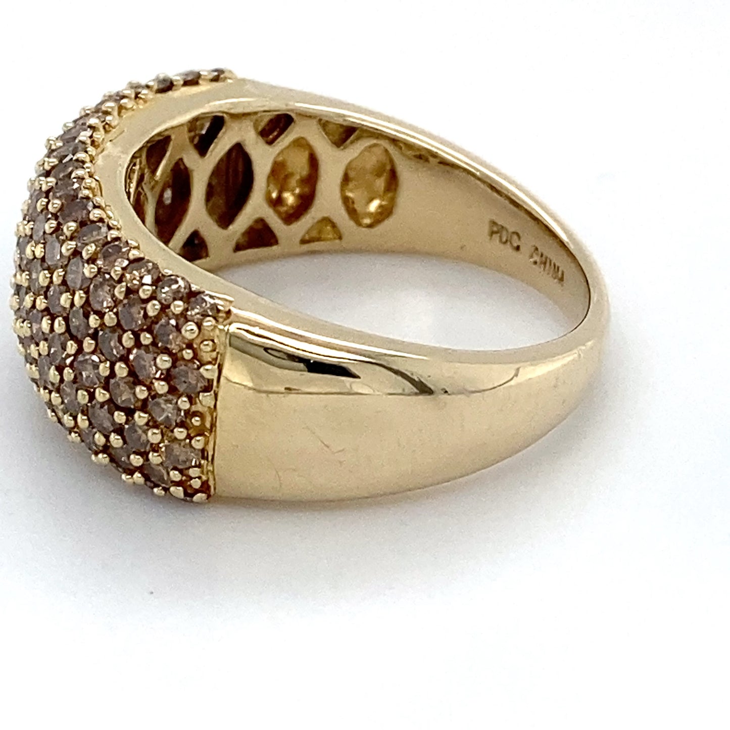 14K Yellow Gold Diamond Ring; 1.00CTW; Size:9; 9.1g