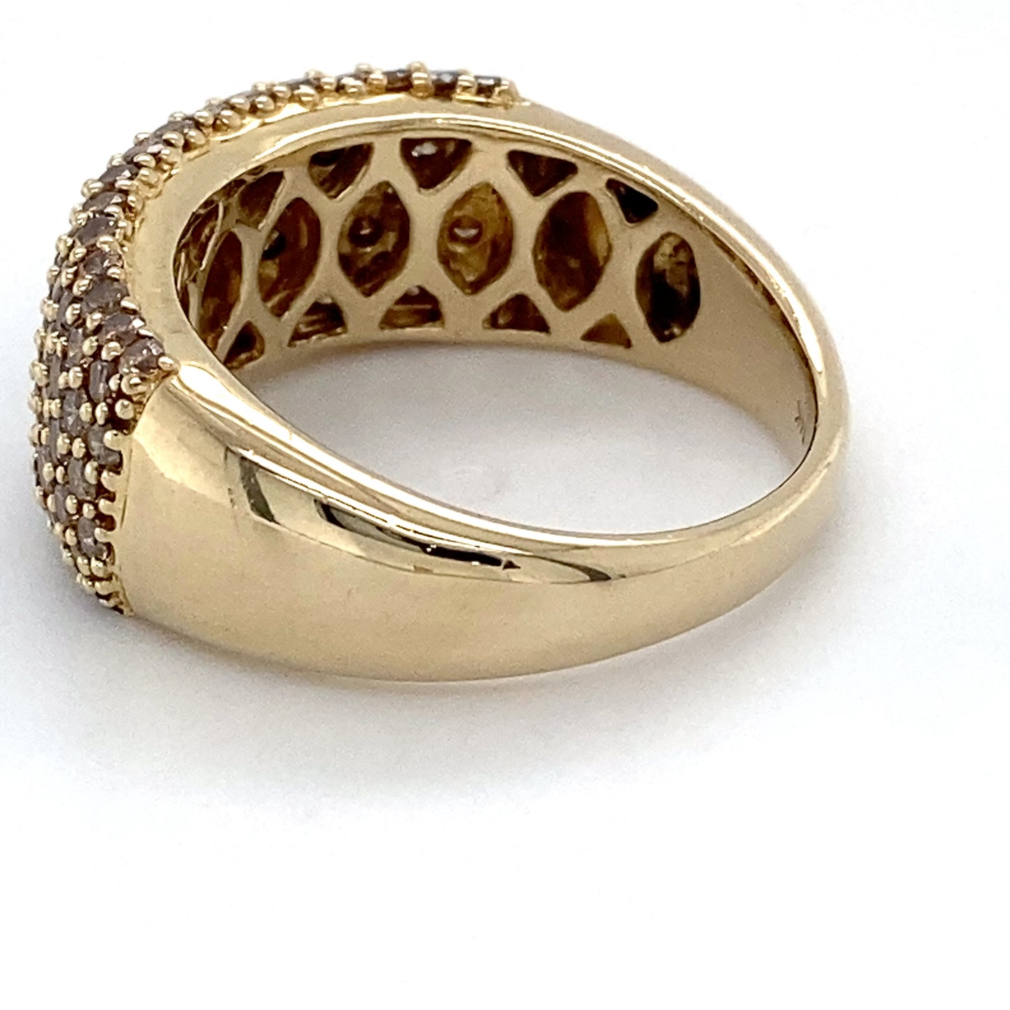 14K Yellow Gold Diamond Ring; 1.00CTW; Size:9; 9.1g