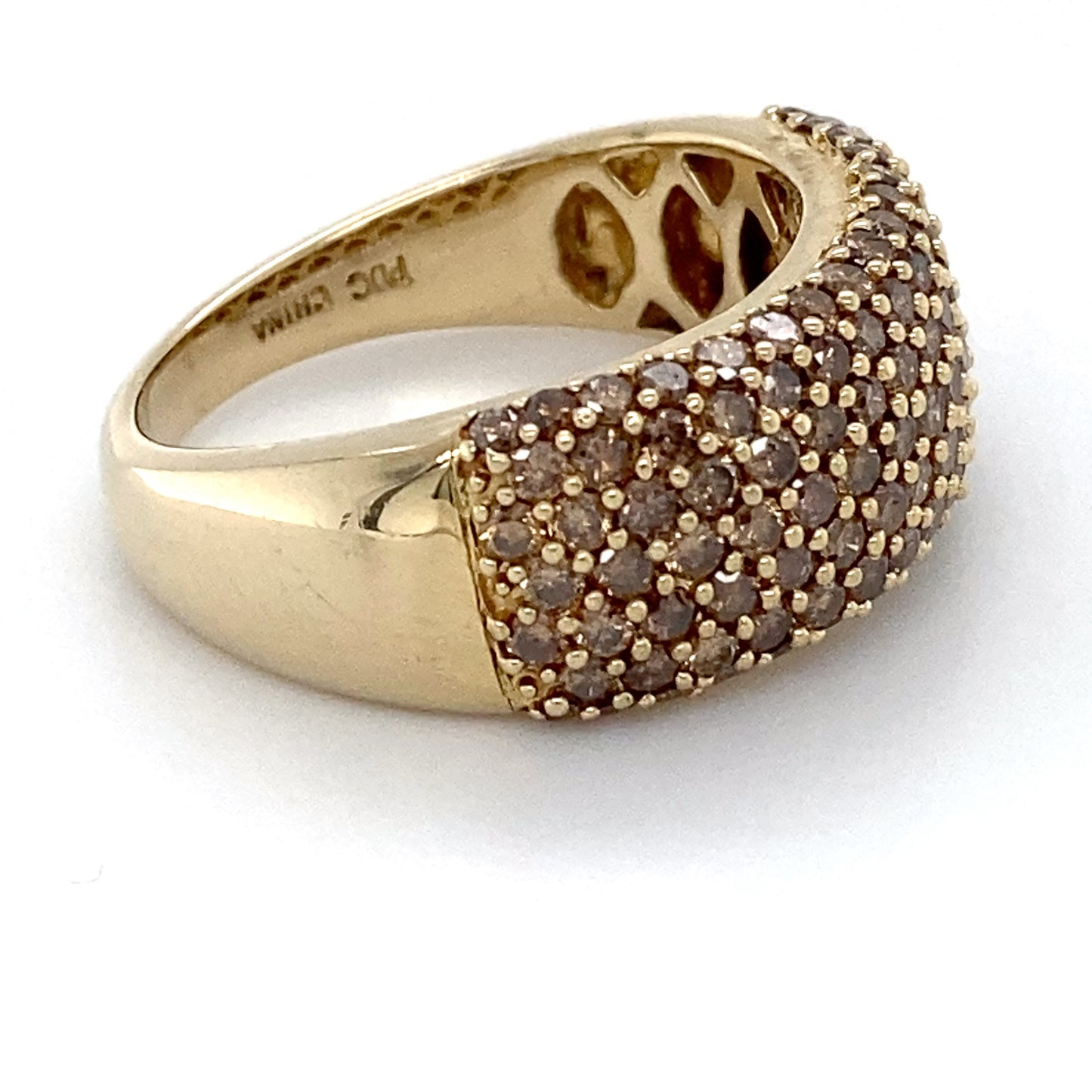 14K Yellow Gold Diamond Ring; 1.00CTW; Size:9; 9.1g