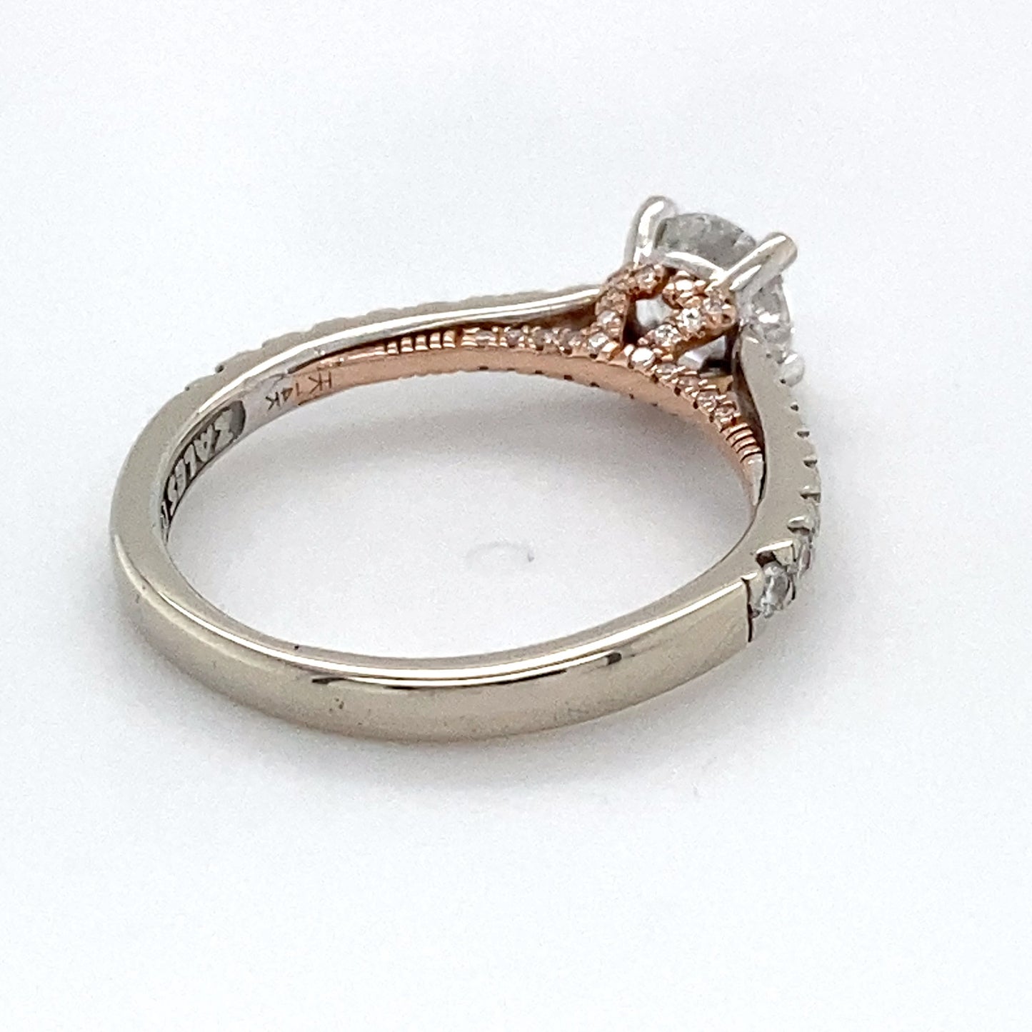 14K White Gold Diamond Ring; 1.08CTW; Size 6; 2.6g