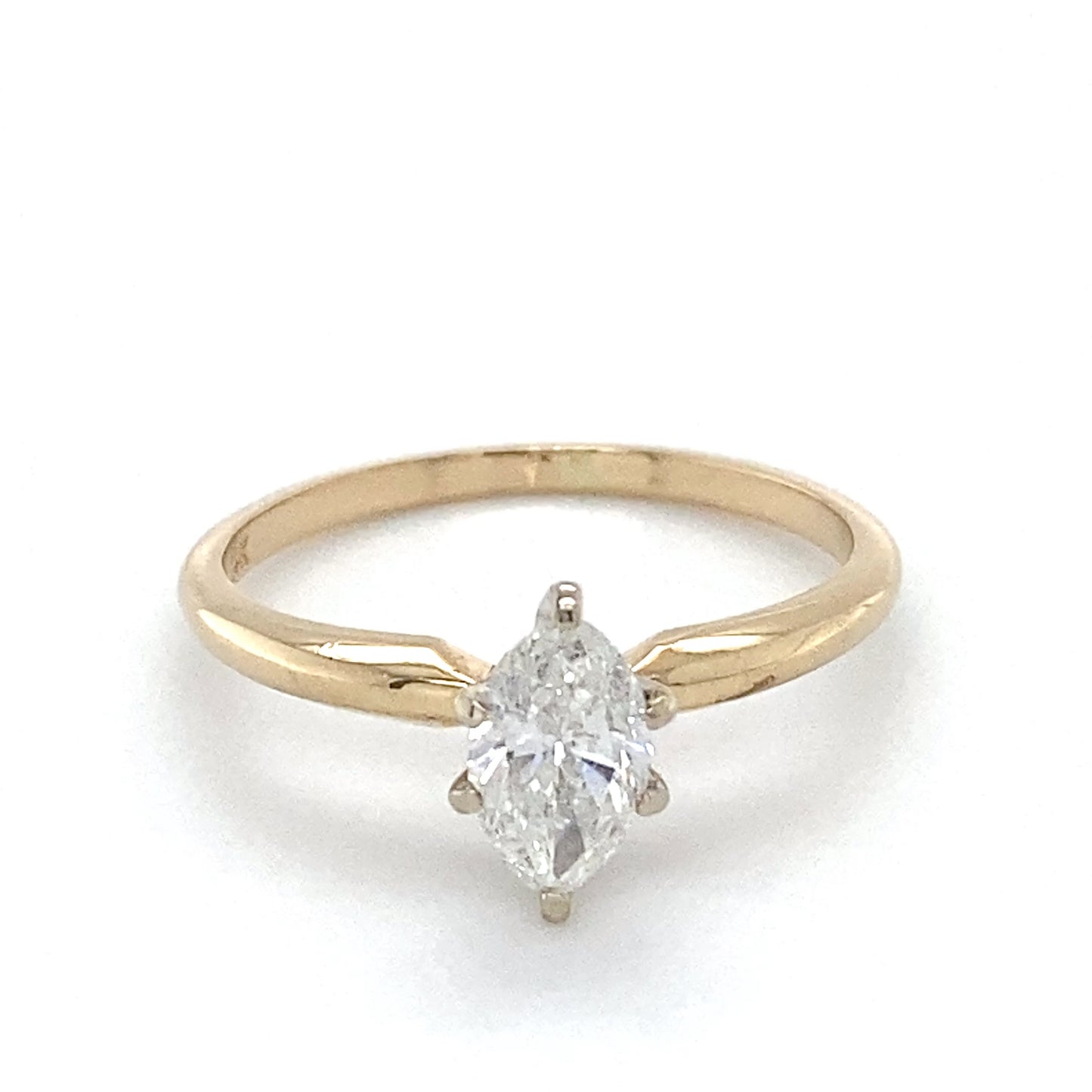 14K Yellow Gold Diamond Ring; 0.65CTW; Size: 6; 1.8g