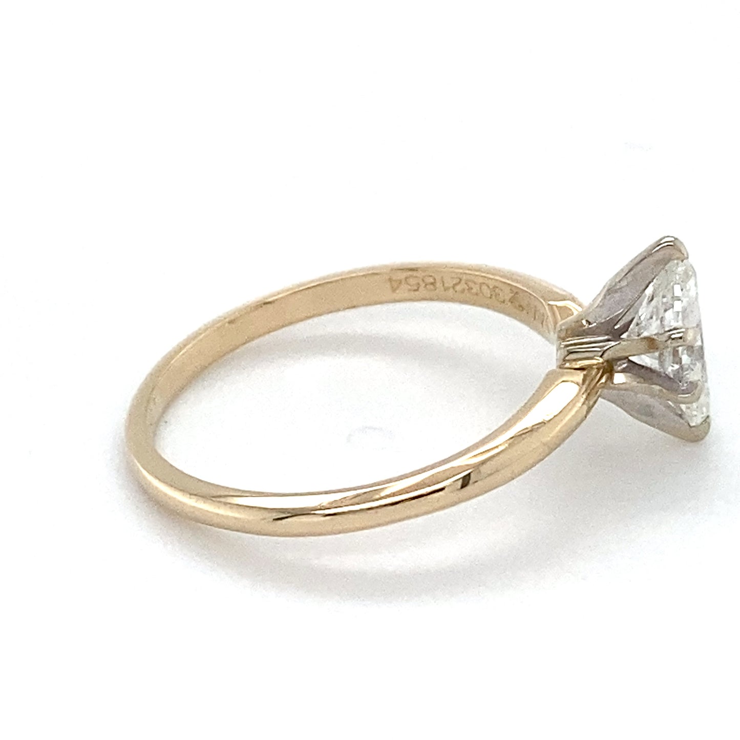 14K Yellow Gold Diamond Ring; 0.65CTW; Size: 6; 1.8g