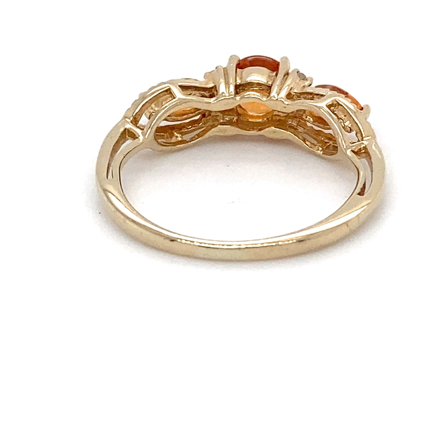 10K Yellow Gold 1.5 DWT Citrine Ring; Size 6; 2.3g