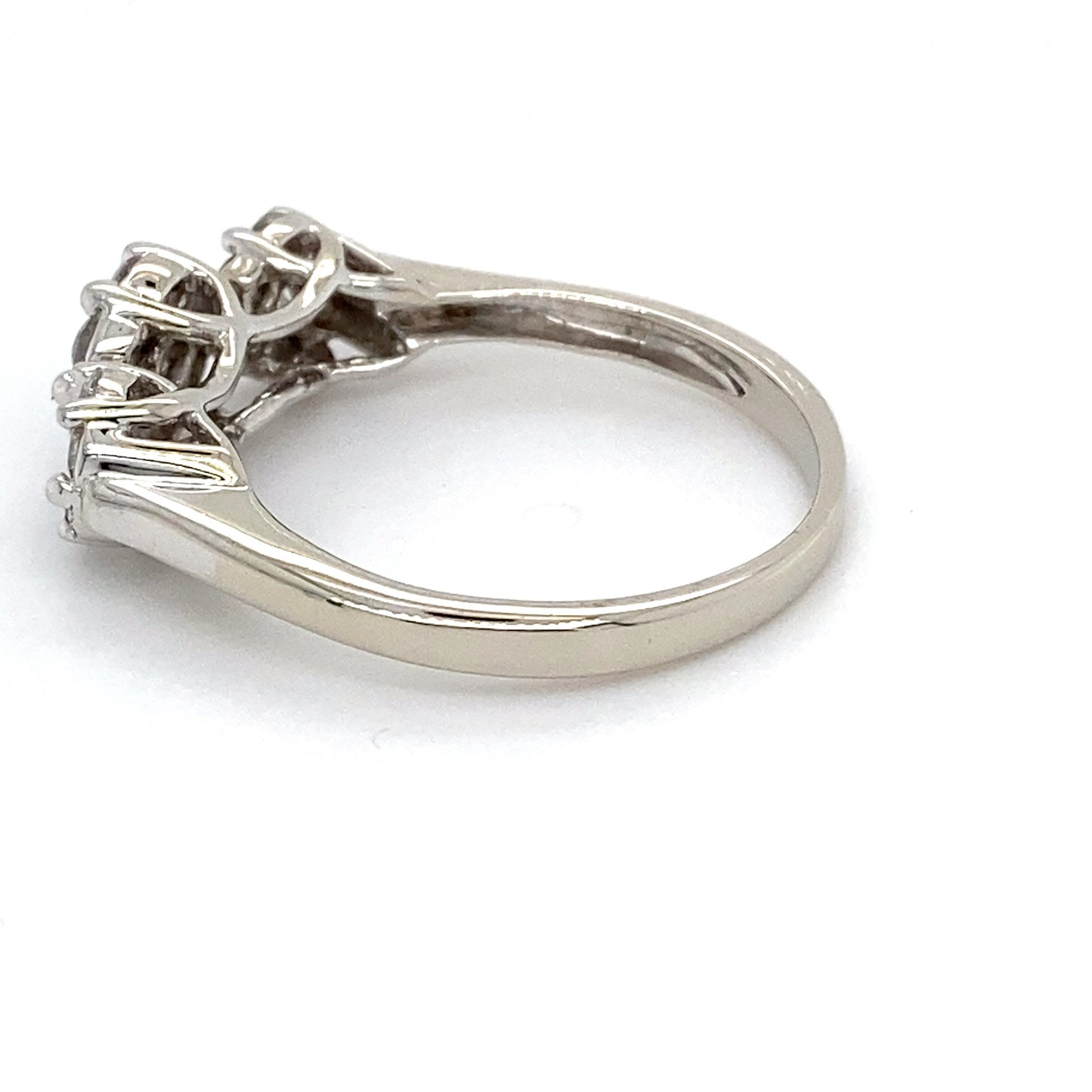 10K White Gold Diamond Ring; 0.50CTW; Size 9.5; 3.5g