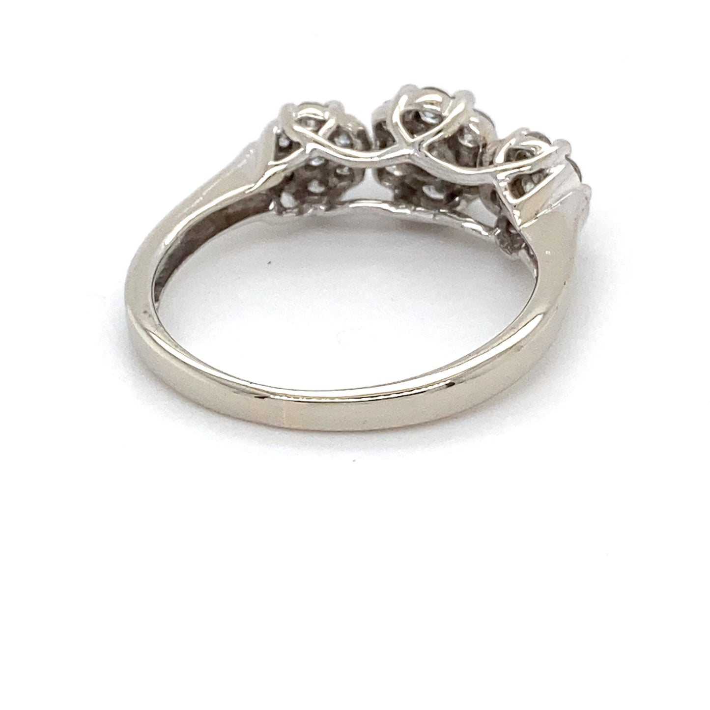 10K White Gold Diamond Ring; 0.50CTW; Size 9.5; 3.5g