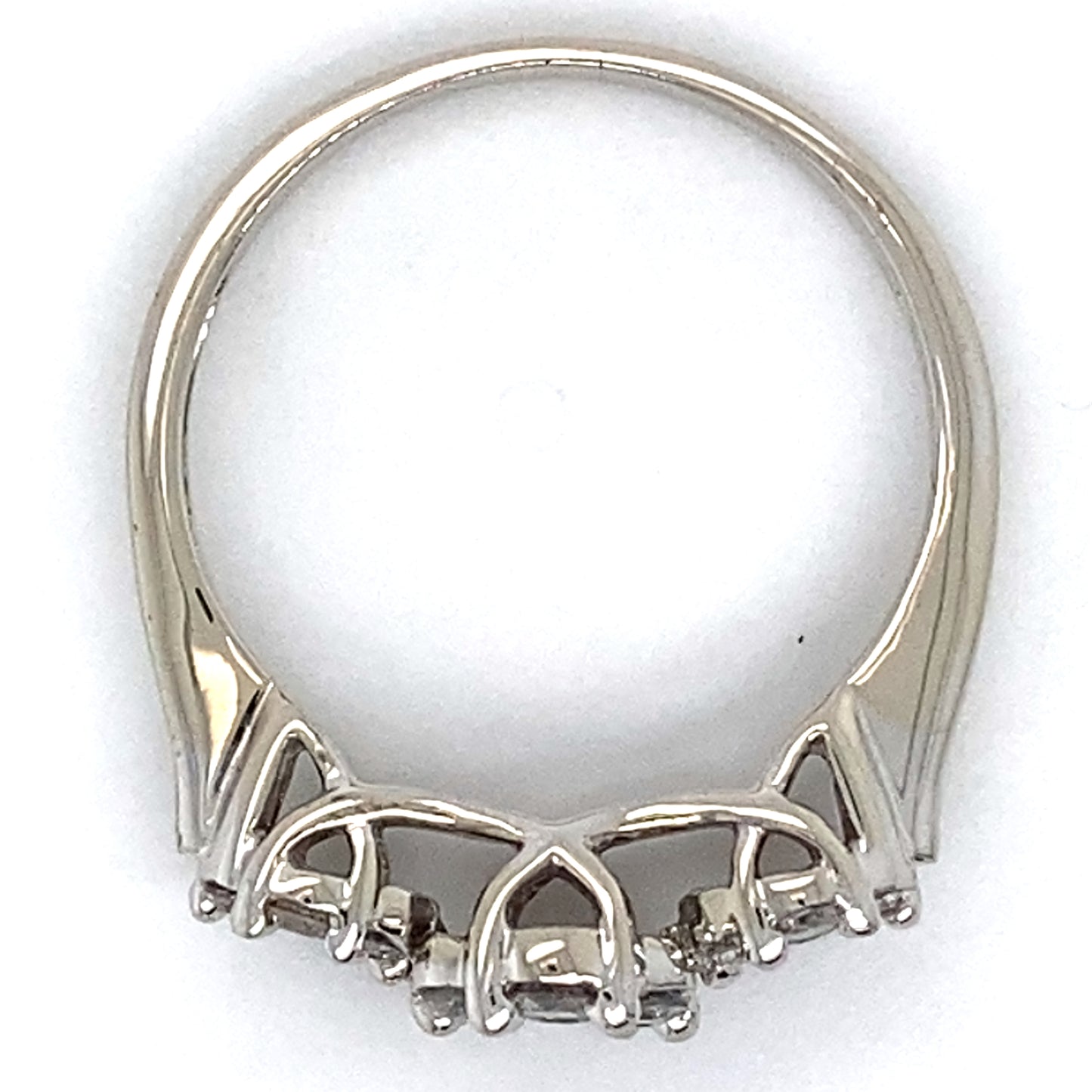 10K White Gold Diamond Ring; 0.50CTW; Size 9.5; 3.5g