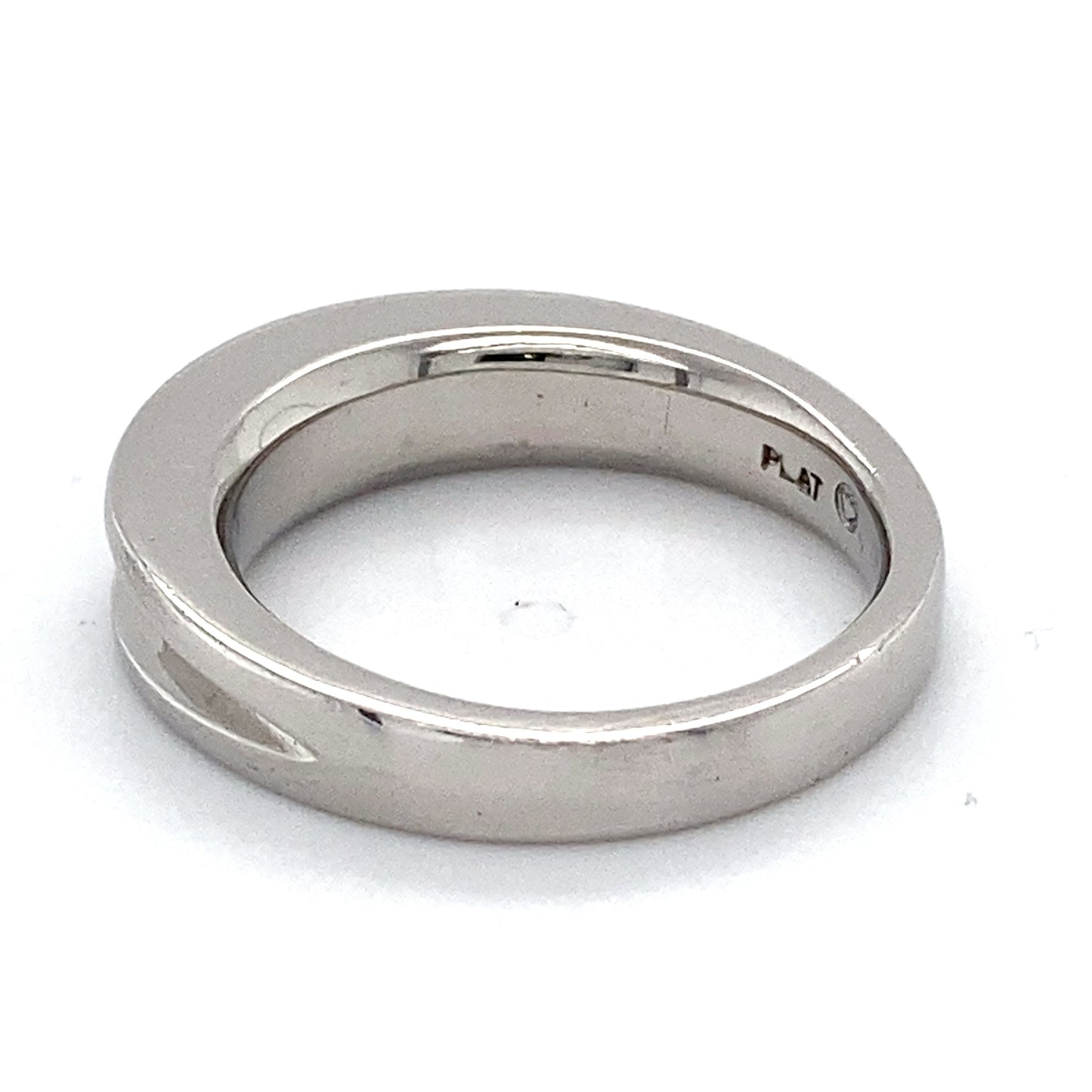 Platinum PT950 Diamond Ring; 0.50CTW; Size: 7; 10.5g