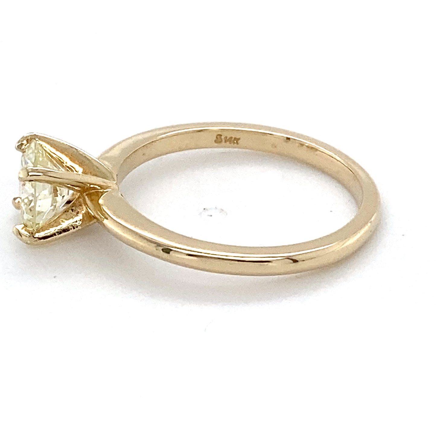 14K Yellow Gold Diamond Solitaire Ring; 1.05CTW; Size:7; 2.8g
