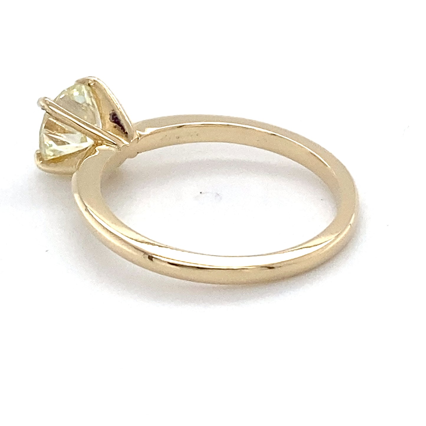 14K Yellow Gold Diamond Solitaire Ring; 1.05CTW; Size:7; 2.8g