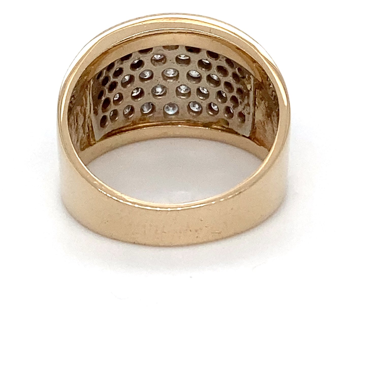 14K Yellow Gold Diamond Ring; 0.50CTW; Size 6.5; 6.8g