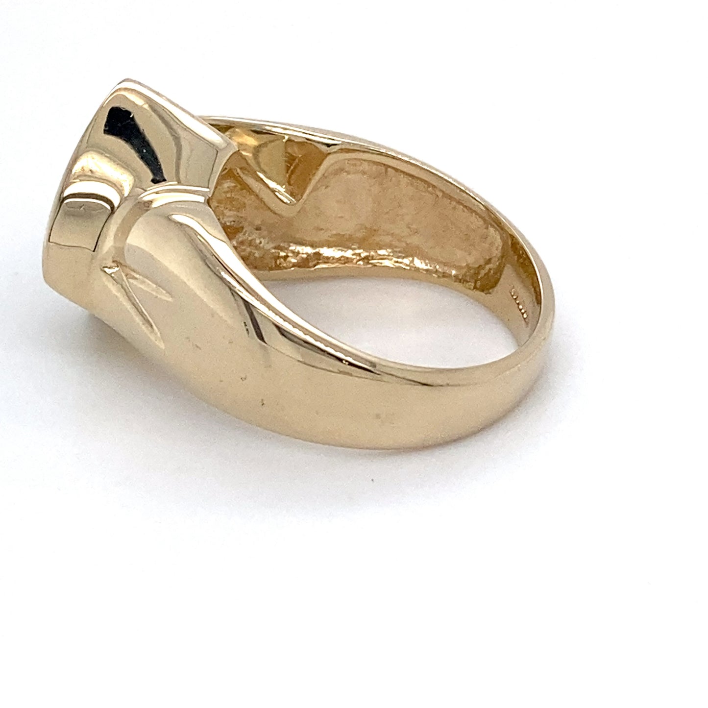 14K Yellow Gold Peridot Ring; 4.9DWT; Size 7; 7.6g