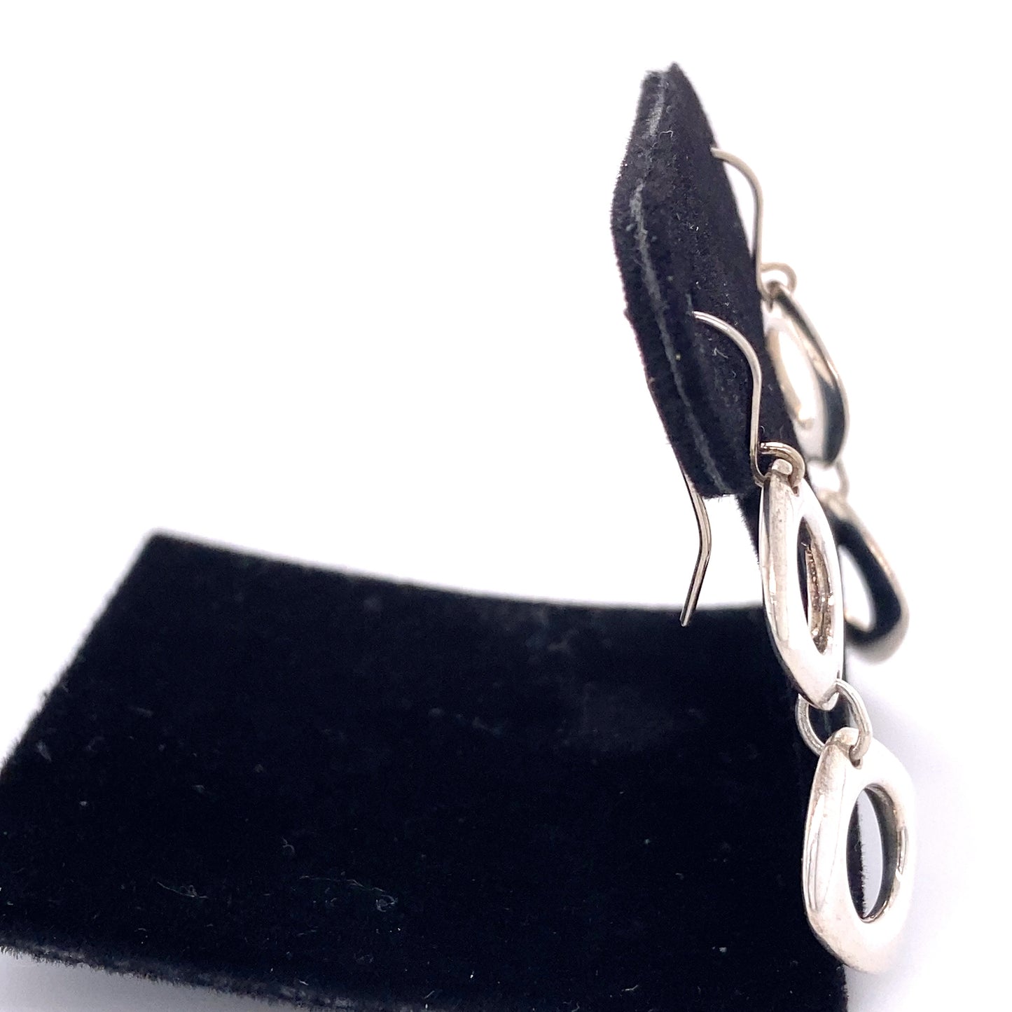 Tiffany & Co. Square Drop Earrings; 925 Sterling Silver