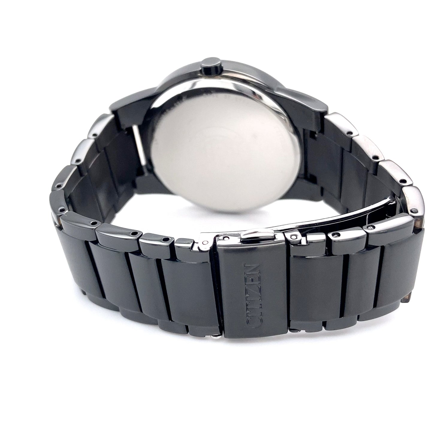 Citizen J165-S086892: Axiom Men's Eco-Drive Black Stainless Steel Watch