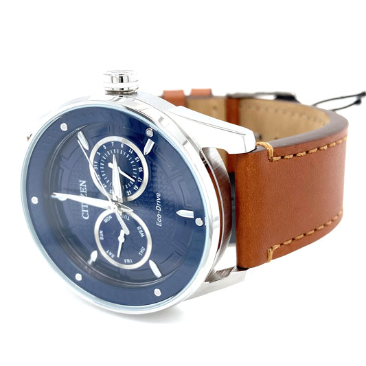 Citizen BU4020-01L: CTO Sport Casual Men's Eco-Drive Leather Strap Watch