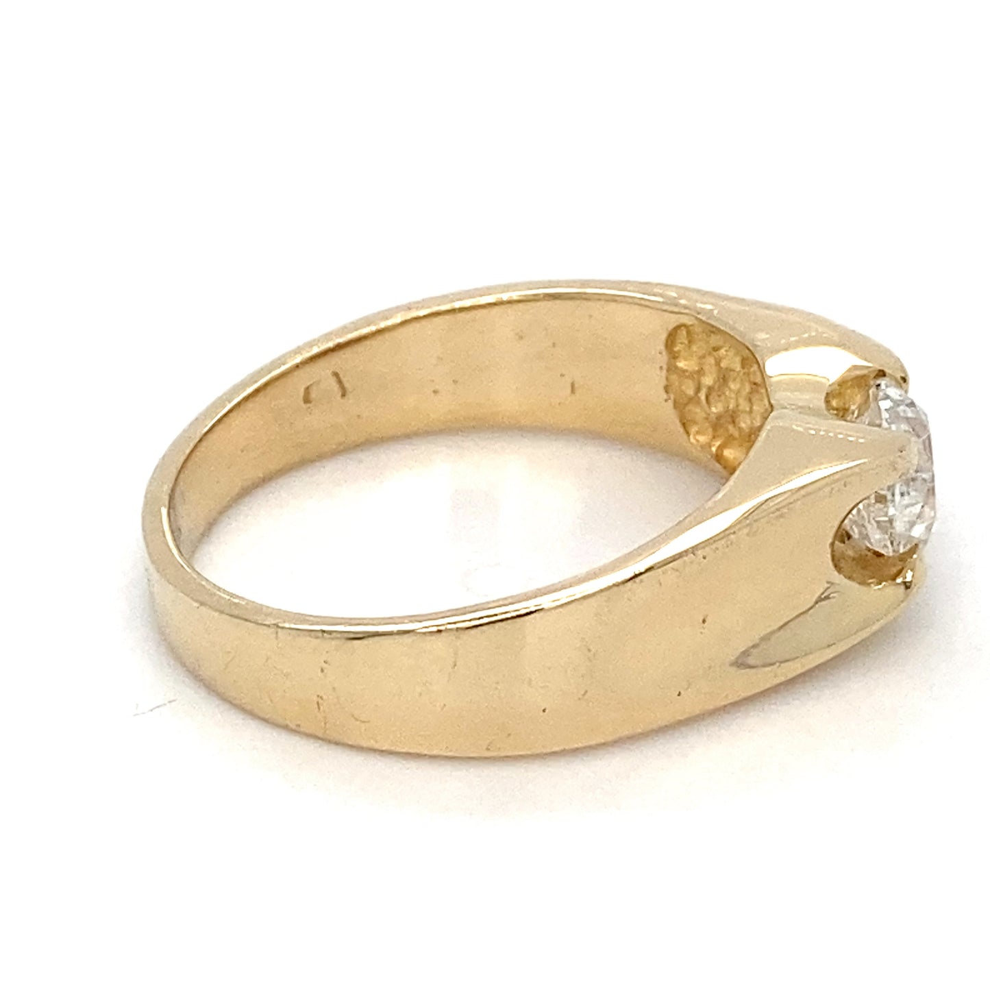 18K Yellow Gold Lady's Diamond Solitaire Ring; 3.4DWT; 5.3g; Size 7.5