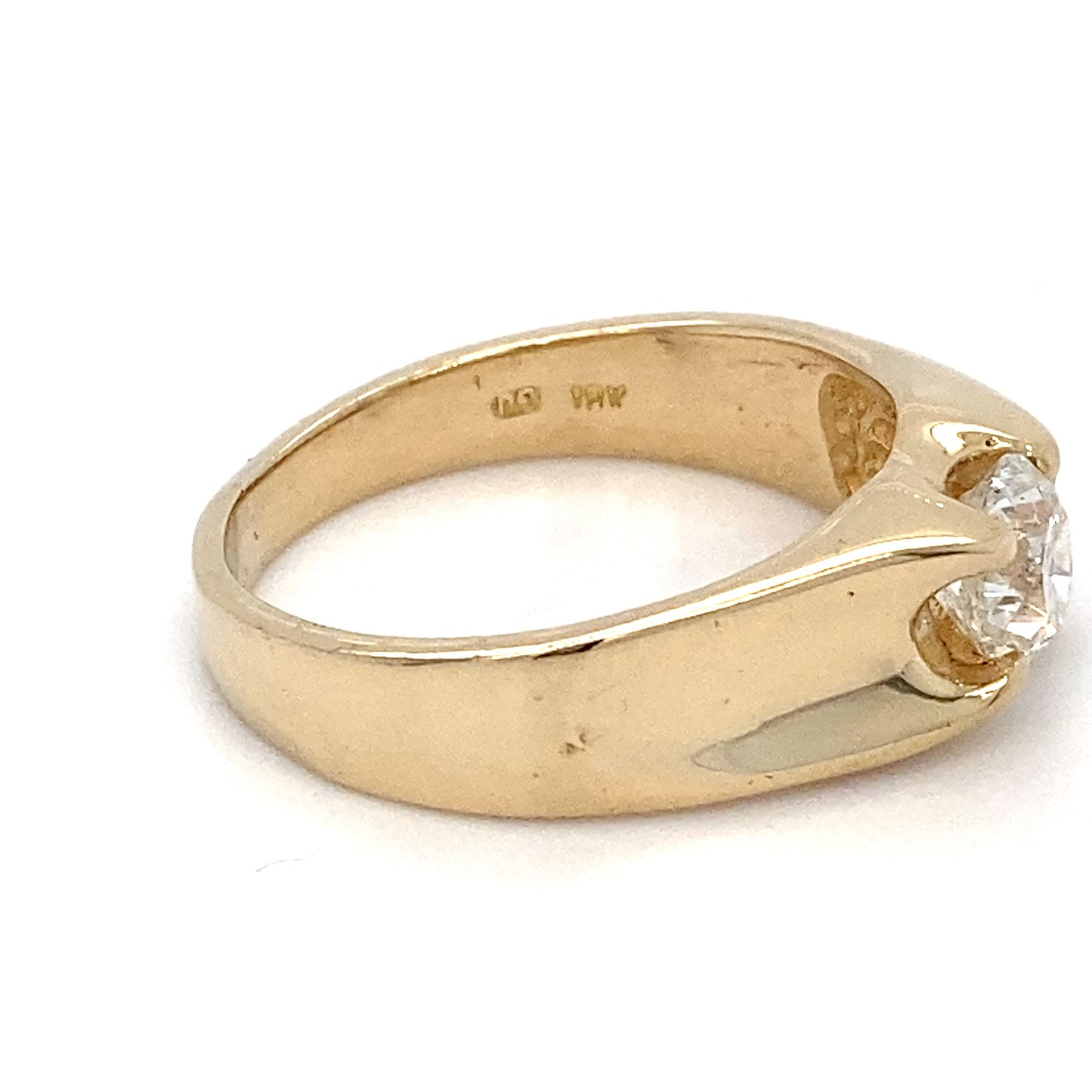 18K Yellow Gold Lady's Diamond Solitaire Ring; 3.4DWT; 5.3g; Size 7.5
