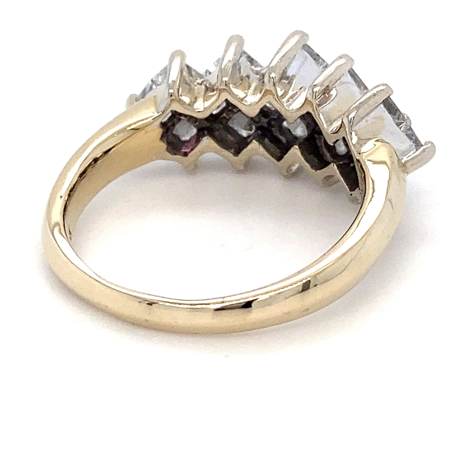 14K Yellow Gold Diamond Unisex Fashion Ring; 4.2DWT; 6.6g; Size 9