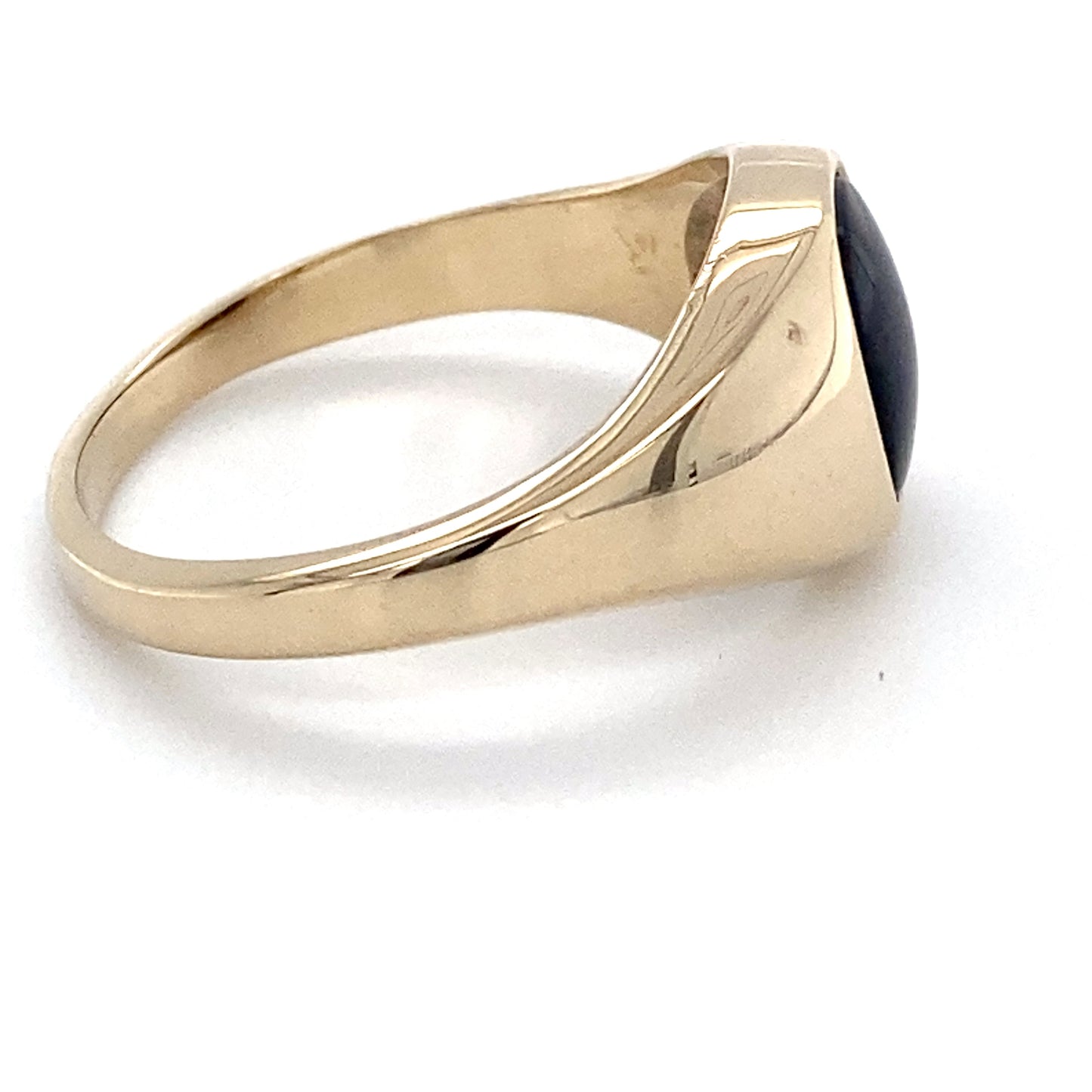 14K Yellow Gold Gentleman's Ring; 3.4DWT; Size 10