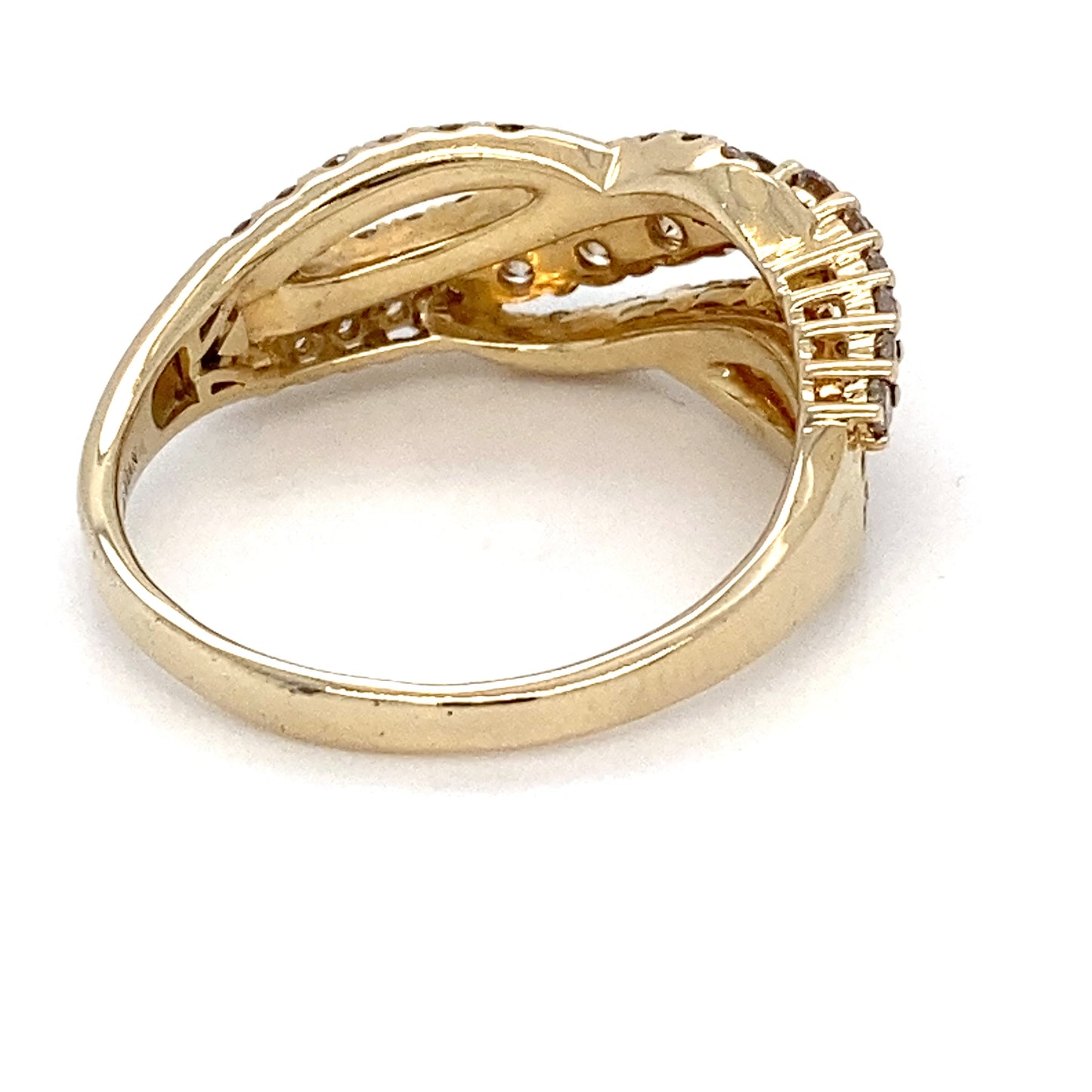 14K Yellow Gold Diamond Anniversary Ring; 0.50CTW; 4.4g; Size 9