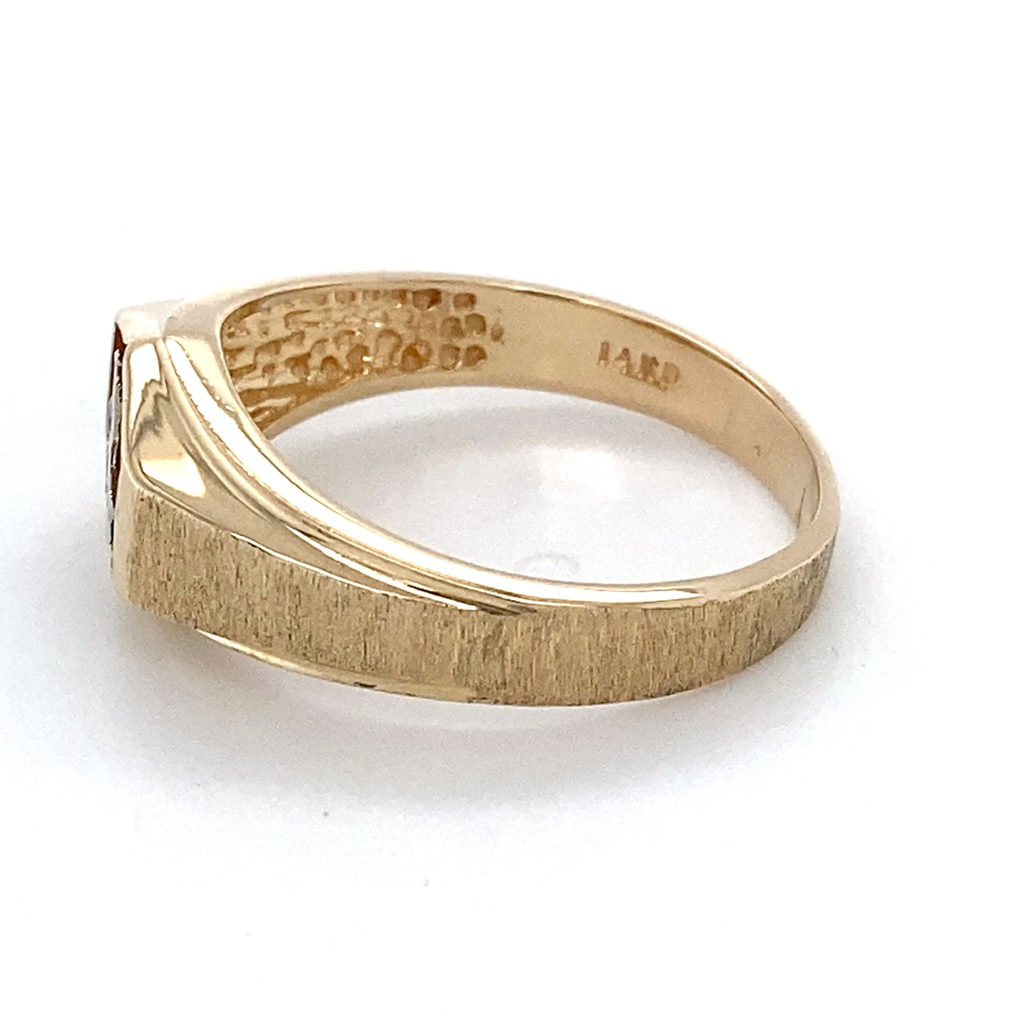 14K Yellow Gold Diamond Lady's Ring; 2.4DWT; Size 9