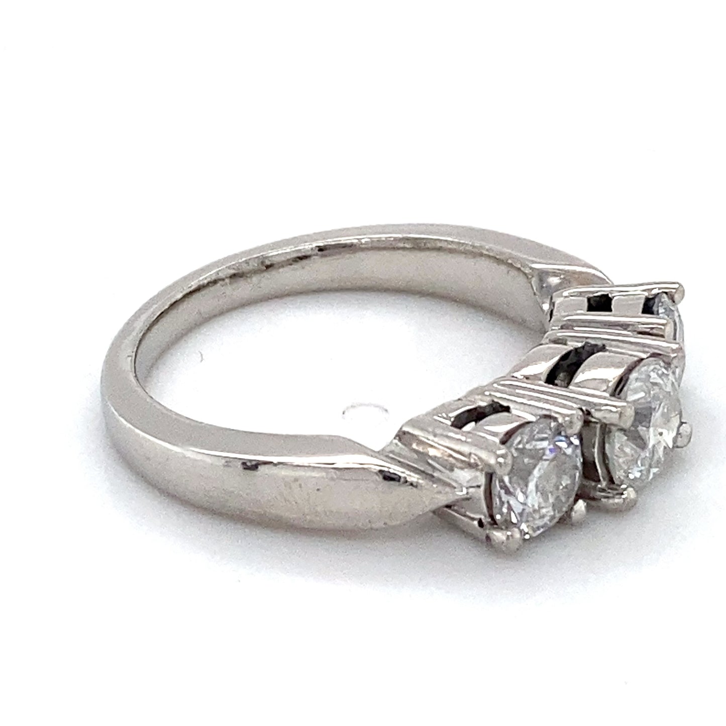 Platinum & Diamond Lady's Fashion Ring; 5.2DWT; Size 7