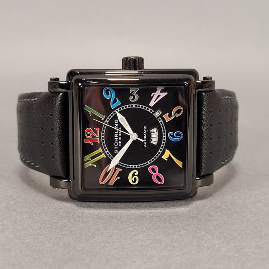 Stuhrling Muller Square D/D 40mm Automatic Men's Watch