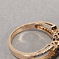 14k Rose Gold & Diamond Ring 3.4g