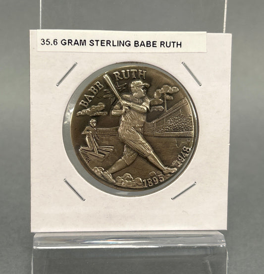Sterling Silver Babe Ruth Coin
