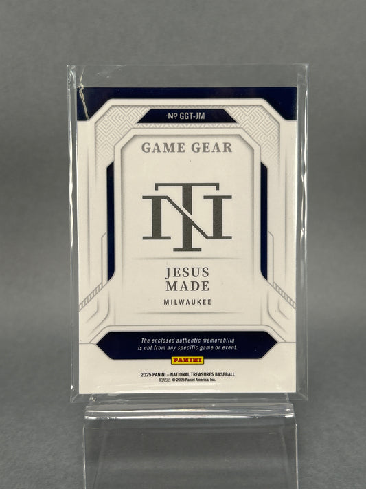 2025 Panini Jesus Made Game Gear 13/25 Triple Patch Card