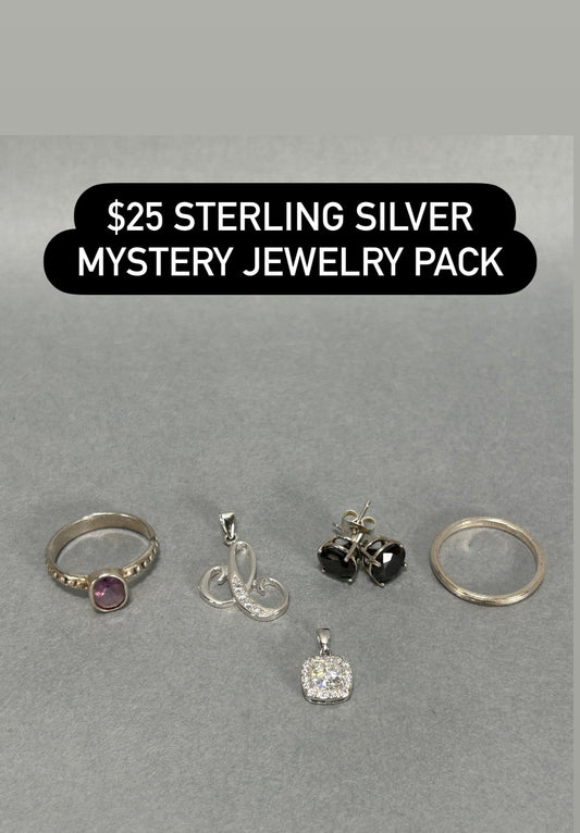 Mystery 925 Sterling Silver Jewelry Pack (Wearable Jewelry)