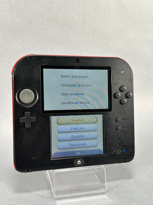 Nintendo 2DS WAP-002 W/Charger - Black